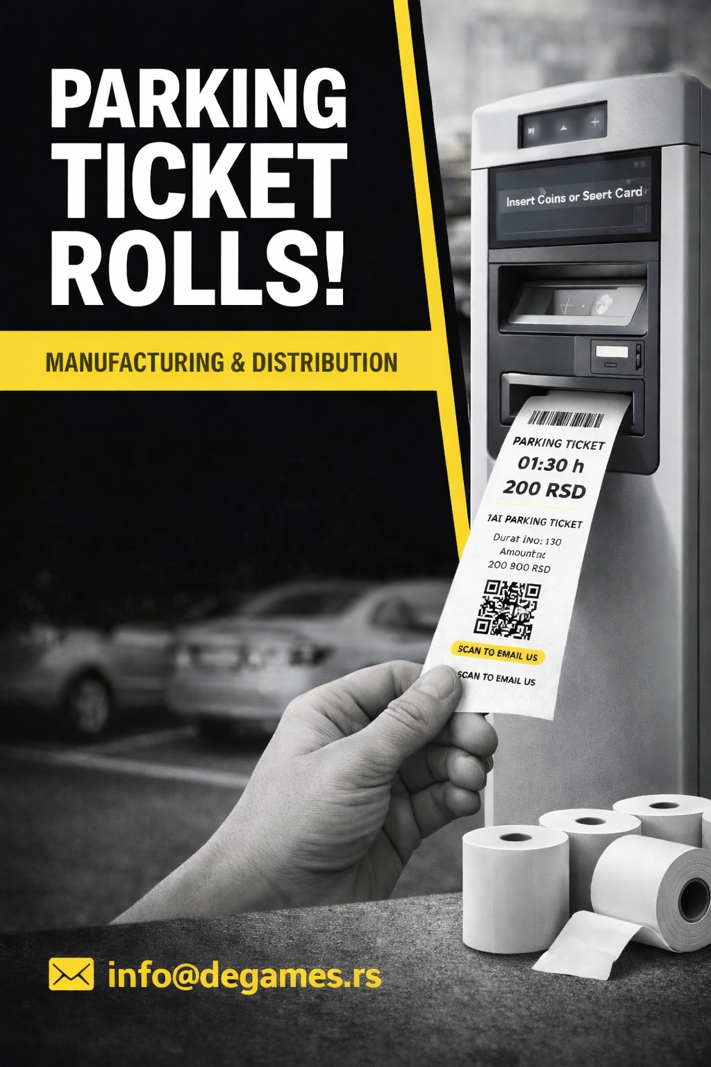 PARKING ROLLS TICKET