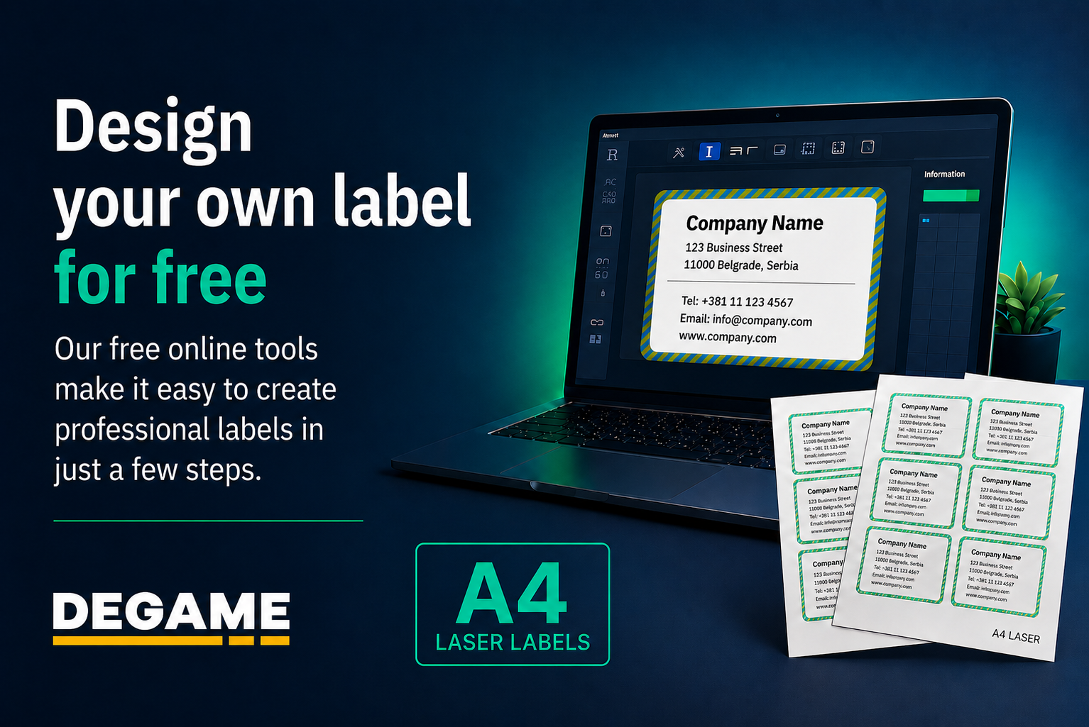 design your label
